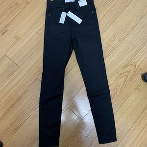 TopShop High Waisted Black Skinny Jeans